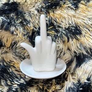 ⚫️3 for $20⚫️ Middle finger jewelry tray 🖕🏼